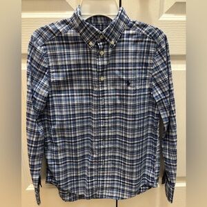 Blue Plaid Boy’s Shirt